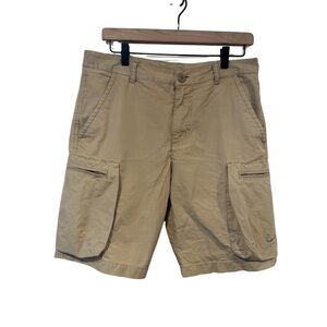 Nike Khaki Cargo Hiking Shorts Size 30/M Flawed
